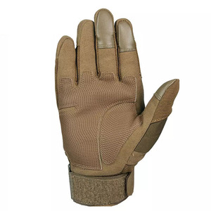 Wholesale Genuine Leather Winter Motorcycle Racing Sports <b>Gloves</b> <b>with</b> Hand <b>Grips</b> and Adjustable Strap - Product Image 5