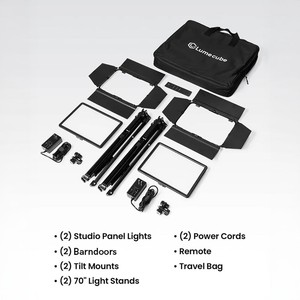 Panneau lumineux LED à température de couleur réglable, alimenté par USB, lumière de remplissage vidéo pour studio, montage sur trépied pour la photographie - Product Image 2