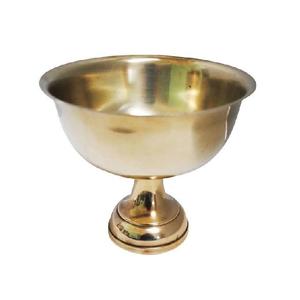 Bol de service décoratif en aluminium doré, design antique, nouvelle arrivée, couleur or, avec feuille d'or - Product Image 1