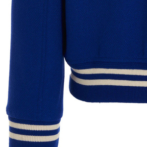 Men's Letterman Varsity Jackets Warm Winter Baseball Bomber Leather Sleeves Chenille Embroidered Logo Fabric Varsity - Product Image 5
