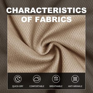 Shorts en jersey pour homme de qualité supérieure, décontractés, pour la salle de sport, l'entraînement, la plage, les vacances, coupe décontractée, tissu Oxford en spandex/polyester, séchage rapide - Product Image 5