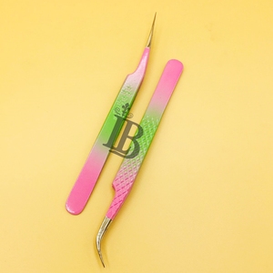 Offres Exceptionnelles : Pinces à Épiler Ombrées en Vison Écologique – Meilleures Ventes pour Extensions de Cils et Faux Cils (avec Logo) - Product Image 2