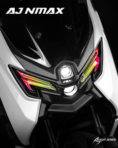 NMAX V3 Faro Delantero Doble LED RGB Fabricado en Taiwán con Luz Diurna, Diseño AJLIGHT, Actualización de Luces para Motocicleta con 12 Meses de Garantía - Product Image 5