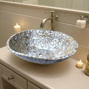 Lavabo de Baño de Resina, Mármol y Cuarzo, Pulido, para Encimera, Moderno, Resistente al Agua, Fácil de Limpiar, Estilo Lujoso, Venta al Por Mayor - Product Image 3