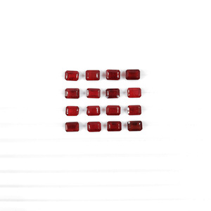 Rubis naturels de Bangkok, octogones calibrés 4x6mm, pierres précieuses de rubis naturelles facettées pour la fabrication de bijoux, prêtes à l'emploi - Product Image 4