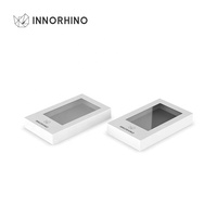 Carpeta de Papel Biodegradable con Ventana Transparente Rectangular, Laminación Mate y Grabado en Relieve para Productos de Alimentación Infantil y Cuidado de la Piel