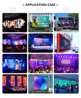 Support de fixation pour écran LED de location P2 P2.97, mur vidéo LED 500x500mm à verrouillage rapide pour concerts et événements