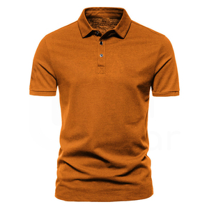 Camisa de Manga Corta para Hombre, Color Sólido, Tejido Piqué, Estilo Casual, Corte Regular, Diseño con Botones al Frente, Antiarrugas, Bordada - Product Image 4