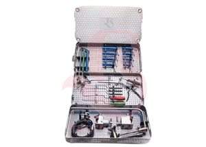 BISONS Stainless Steel Manual for Tubular Retractor System with <b>Light</b> Source & <b>Optic</b> <b>Fiber</b> for Spine Surgery - Product Image 4