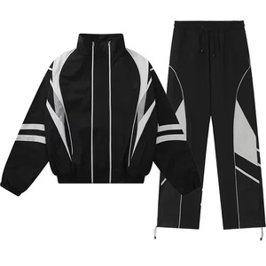 Waterproof Custom Logo <b>Lightweight</b> Men 's Windbreaker Tracksuit Outdoor Comfortable Windbreaker Tracksuit Set in Top Quality - Product Image 2