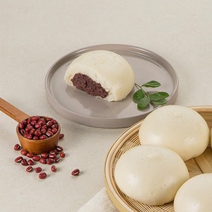 [MILWON] Surtido de Postres y Bocadillos para la Hora del Té, Snack de Frijol Rojo, Bollo Coreano al Vapor de Trigo 500g, Snack de Tienda de Comida Coreana - Product Image 1
