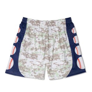Custom Comfortable Gym Workout Mesh <b>Shorts</b> Casual Style Baseball Training <b>Shorts</b> with Breathable Feature for Streetwear Team - Product Image 6