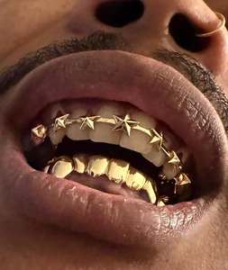 Grillz en Moissanite Haute Demande, Bijoux de Mode Premium, Accessoire Dentaire pour Hommes et Femmes, Idéal pour les Fêtes et Événements - Product Image 4