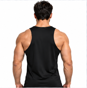 Mens Gym Tank Top High Quality Breathable <b>Muscle</b> <b>Vest</b> Quick Dry Fitness Sportswear Sleeveless Singlet Custom Logo Plus Size OEM - Product Image 2