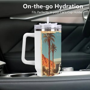 40oz <b>Large</b> Capacity Tumbler Stainless Steel Insulated Travel <b>Mug</b> for Outdoor Adventures - Product Image 3
