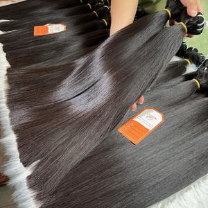 Haute qualité os droit vietnamien Remy vierge Extensions Double trame Machine Double trame naturel soyeux os droit faisceau - Product Image 5