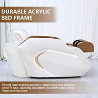 Lit de massage de luxe pour salon, avec fonction spa capillaire, pour massage corporel complet, lavage des cheveux, cycle d'eau, thérapie physique et esthétique, et lit de shampoing