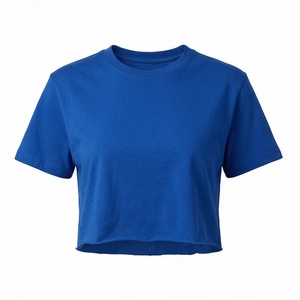 <b>Tie</b> Dye Design Stylish Casual Crop Top for Women Quick Dry T-Shirt Boutique Fashion Fitness Activewear Apparel Gym Gear - Product Image 1