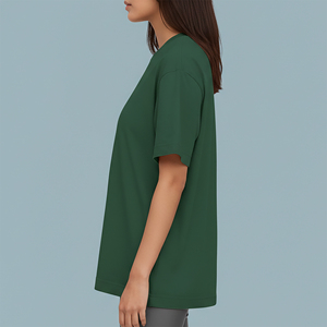 เสื้อยืดคอกลมผู้หญิง คุณภาพสูง ผ้าฝ้าย 100% สกรีนโลโก้ตามสั่ง ตกแต่งด้วย Appliques เป็นมิตรกับสิ่งแวดล้อม ระบายอากาศได้ดี เหมาะสำหรับใส่ลำลองช่วงฤดูร้อน ทรงปกติ - Product Image 3