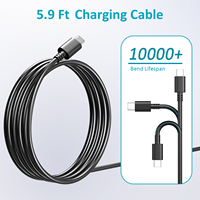 Cargador de Laptop USB-C de 90W Compatible con Lenovo ThinkPad, HP, Dell, Asus Chromebook, Acer, Samsung, MacBook con Puerto USB-A de 5V 2A