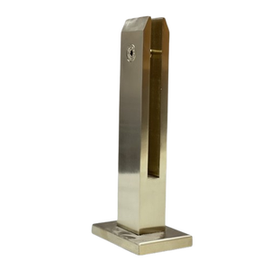 Le robinet rectangulaire innovant de 8 pouces SS en Inde pour réaliser un alignement critique dans les systèmes de garde-corps sans cadre pour balcon à grande échelle - Product Image 2