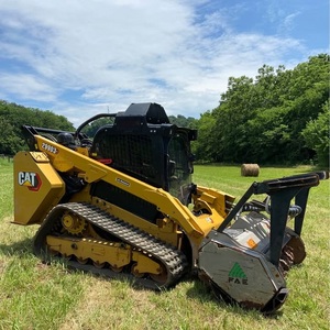 Cat Skid steer Loader with <b>mulcher</b> Heavy Construction Machinery High Efficiency,Strong Engine Power, Fast Delivery Worldwide - Product Image 1