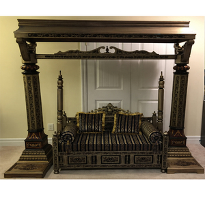 Royal Maharaja Teak Wood <b>Swing</b> for Living Room Traditional Wooden Carved <b>Swing</b> for Home Antique Brown Finish <b>Swing</b>/Jhula Sydney - Product Image 1