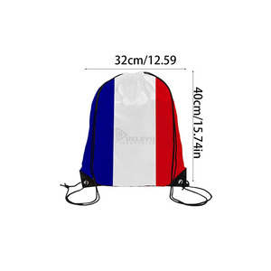 Custom Relevo Printed Waterproof Drawstring Sports <b>Backpack</b> Gym Sack Bag for Football <b>Training</b> Travel Storage - Product Image 6