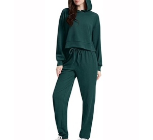 Chándal de Invierno para Mujer, Ecológico, con Capucha, Ligero, Transpirable, 100% Poliéster - Product Image 1