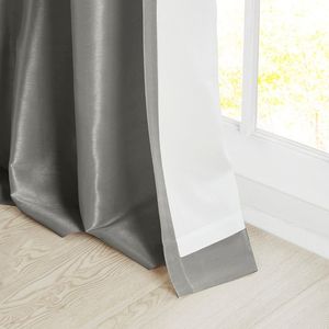 Pannello tenda finestra singola con fodera a linguetta attorcigliata elegante mantovana per la decorazione della casa - Product Image 5