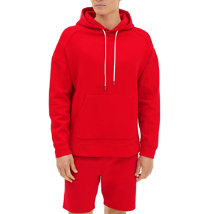 Vente en gros de sweats à capuche et shorts de haute qualité pour l'automne, avec design personnalisé et impression de logo, 430 g/m², polyester/coton - Product Image 6