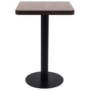 Tavolo da bistrot marrone scuro 19.7 tavolo da ristorante "x 19.7" MDF - Product Image 2