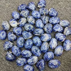 Pierre de Sodalite Bleue Naturelle Polie pour la Méditation, la Guérison, le Reiki et l'Énergie des Chakras – Pierre Précieuse Écologique en Gros - Product Image 4