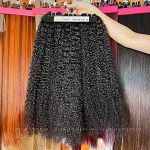 Cheveux bouclés birmans bruts non transformés vierges cuticule alignée cheveux humains bouclés birmans paquets de cheveux cambodgiens - Product Image 5