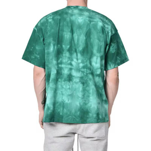 เสื้อยืดคอกลมแขนสั้นสีเขียวสำหรับผู้ชาย ทรงปกติ สไตล์ลำลอง ผ้าถักเนื้อเจอร์ซีย์ 100% ผ้าฝ้าย เป็นมิตรกับสิ่งแวดล้อม - Product Image 2