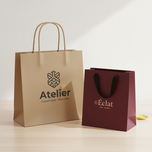 Luxury <b>White</b> <b>Paper</b> <b>Bags</b> Manufacturer From Vietnam and China for Custom Printed Laminated Supermarket Retail Packaging - Product Image 6