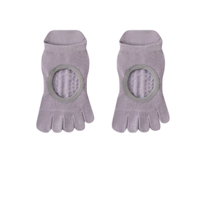 Fashion Sports Fitness Floor Socks Yoga Pilates Short Breathable Non <b>Slip</b> Toe Socks Summer Backless Socks - Product Image 6