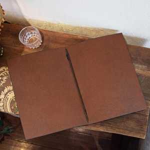 Carpeta de Menú de Cuero de Alta Calidad, Presentador de Facturas para Restaurantes, Porta Menús de Vino Personalizado para Hoteles, ALM-0060 - Product Image 4