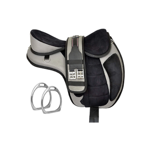 Silla de Montar Inglesa Premium sin Montura, Material Sintético, Cómoda para Entrenamiento Ecuestre - Product Image 1