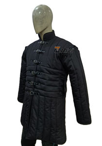 Manteau Gambeson Médiéval de Haute Qualité à Manches Longues en Coton Épais Rembourré avec Fermeture à Boucle – Vente en Gros et Exportation - Product Image 5
