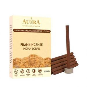 Bâtons d'encens en bois de santal naturel de qualité supérieure en gros, écologiques, Dhoop indien, longue durée, plus de 50 parfums, personnalisables - Product Image 1