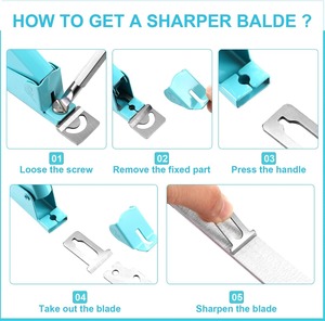 Ensemble professionnel de coupe-ongles en acier inoxydable, à mâchoires plates, ouverture large, lame tranchante, outils de manucure pour doigts, style luxueux pour adultes - Product Image 4