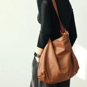 Hot Sale Lightweight Closure Custom Logo Leather <b>Bag</b> Hobo In Low Price High Quality Pattern Large Capacity Leather Hobo <b>Bags</b> - Product Image 5