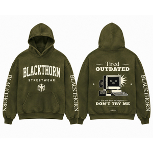 Sudaderas con capucha personalizadas estilo tie-dye, sudaderas oversize con efecto lavado ácido, sudaderas con estampado en relieve desgastado, sudaderas con efecto lavado ácido descolorido por el sol. - Product Image 2