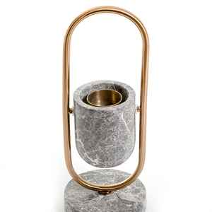 Quemador de Incienso Moderno de Madera, Quemador de Incienso Árabe Oud, Porta Incienso con Copa de Metal, Decoración de Fragancia para el Hogar de Lujo - Product Image 3