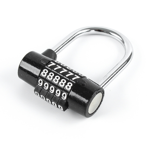 <span class=keywords><strong>Cadenas</strong></span> en U à combinaison alphanumérique en alliage de zinc, réinitialisable, pour la vente en gros et l'approvisionnement OEM - Product Image 4