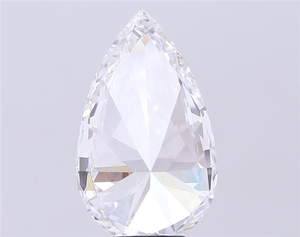 Diamant blanc en forme de poire de 8 carats, symétrie exceptionnelle et éclat de feu glacé époustouflant, pour la création de bijoux fins sur mesure. - Product Image 4