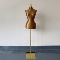 Mannequin Pinnacle Nigeria pour femme, buste demi-corps, grandes hanches, taille fille, pour tenues féminines, avec support doré