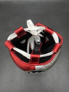 No Boxing No Life, Protector de Cabeza de Cuero de Alta Calidad Personalizable con Barra Nasal Ajustable, Agarres para Manos, Acolchado Grueso de 4 Capas, Transpirable - Product Image 5