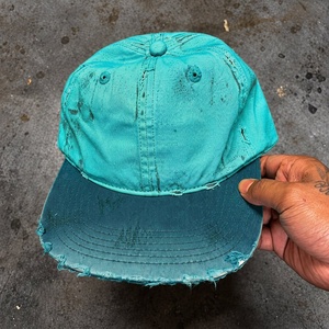 Gorra de Papá con Borde Deshilachado de Marca Privada, 100% Algodón, Acabado Lavado, Perfil Bajo para Tiendas de Ropa de Boutique - Product Image 4